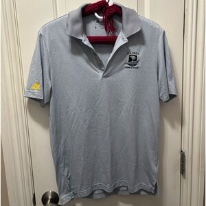 2019 Golf US Open Collared Shirt Pebble Beach Adidas Size Small Mens Grey